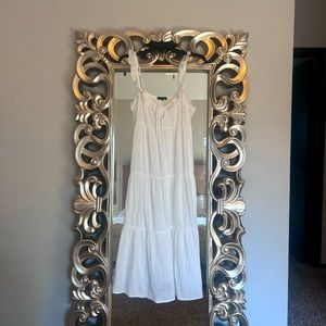 J Crew XS White Tier Summer Dress